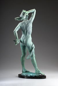 MB-S081 Sculpture, Bronze, Disentanglement $9930 at Hunter Wolff Gallery